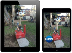 iPad2 versus retina display