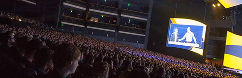 The Adobe MAX audience.